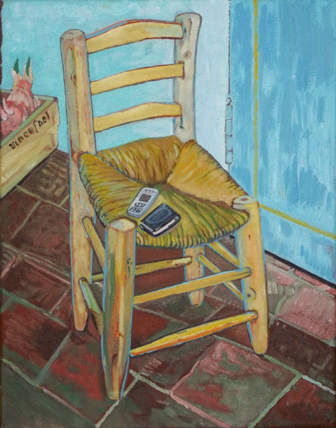 Vincent's Chair with Cellphone